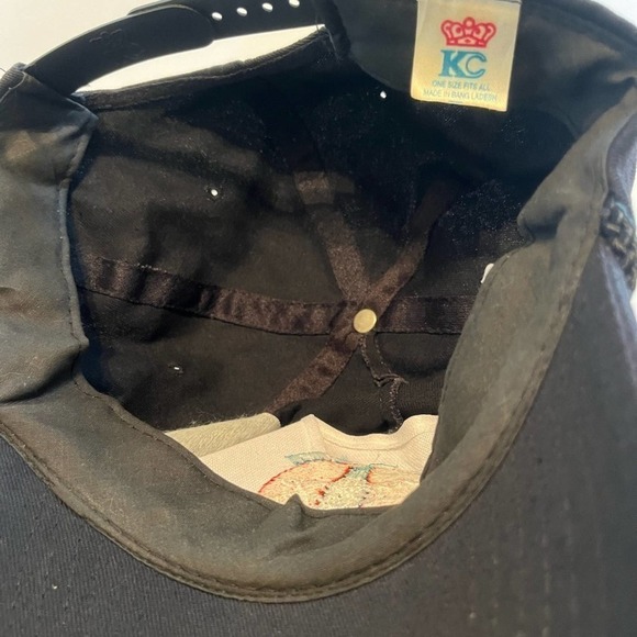 Vintage Always Coca Cola Hat Black Rope Cap By KC - Picture 2 of 3